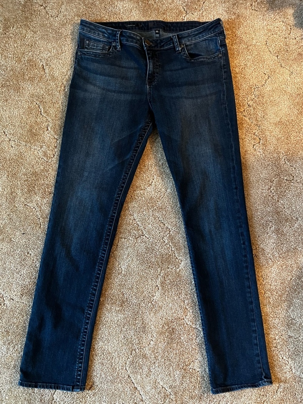 Kut from the Kloth Dark Blue Straight Leg Jeans